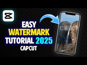 Easy Watermark Tutorial in CapCut (2025) | How to Create a Watermark
