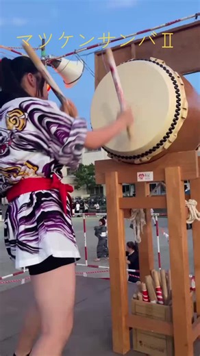 今年最初の盆踊り！ #愛知 #岩倉#太鼓 #夏祭り#盆踊り#今年最初 #マツケンサンバⅡ