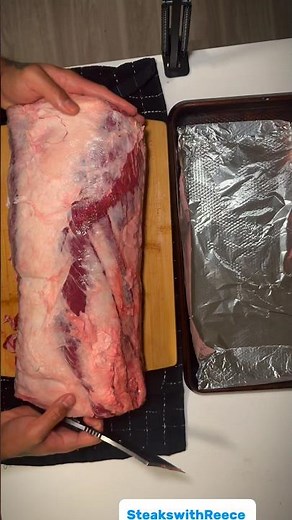Breaking Down a Whole Ribeye Into Steaks & Cubed Steak 🔥🥩 Butcher Style