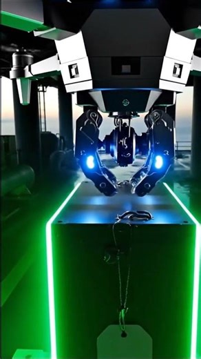 Cargo drone armada ocean platform docking | The Quantum Transit | #Future #Germany #usa #shorts #uk