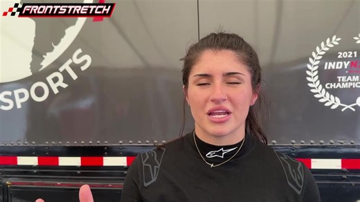 4.8K views · 87 reactions | Hailie Deegan talks about her confidence at Gateway after rounding out Indy NXT practice in 10th. | Frontstretch | Facebook