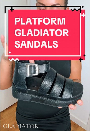 Platform gladiator sandals. Comfortable and affordable sandals for spring and summer. Women’s sandals. #platformsandals #gladiatorsandals #womenssandals #summersandals #sandals #summershoes #tiktokmademebuyit #flashsale #dealdrops #springsale