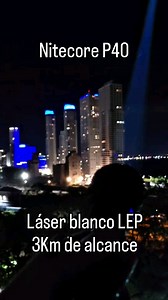 Ezequiel Del Bianco on Instagram: "Linterna Nitecore P40 con láser blanco LEP de 2000 lúmenes. También tiene 5 leds normales para dar una luz amplia. Reseña completa en proceso!"