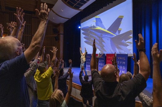 Glad to be here: Blue Angels pilot shares his secrets of success in Vail
