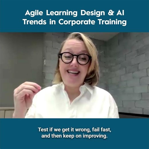 Agile Learning Design & AI Trends in Corporate Training - Jessica Fraser