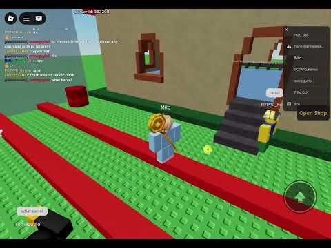 someone nearly crashed the server useing explodeive barrels (real proof)