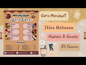 How to Make Food Posters and Ads in Canva || how to make a food ad in canva 🪄