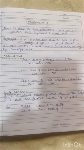 To draw the I-V characteristic curve for a p-n junction diode in forward & reverse bias l class 12