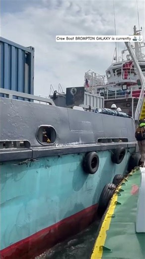 Crew Boat BROMPTON GALAXY Is Currently Located In The Riau Archipelago (Reported 14 , #bfree #inbf