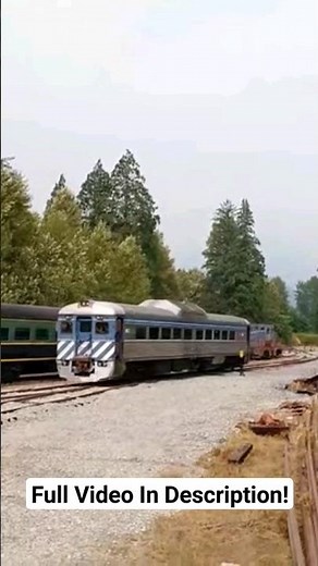 RARE Budd RDC Car In Operation At The Railroad Museum Of British Columbia!