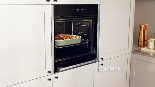 NEFF B54CR31N0, N70, Einbau-Backofen, Integrierbarer Backofen 60 x 60cm, Made in Germany, Slide&Hide, Full Touch TFT-Display, Automatikprogramme, Soft Open, Edelstahl