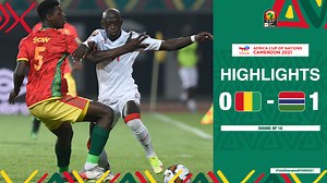 📹 𝐇𝐈𝐆𝐇𝐋𝐈𝐆𝐇𝐓𝐒: 🇬🇳 0-1 🇬🇲 The fairytale resumes as Gambia go through the #TotalEnergiesAFCON2021 quarter-finals after beating Guinea. ✅ Watch the key moments from #GINGMB 👇 #AFCON2021 | Football Together | TotalEnergies Africa Cup of Nations
