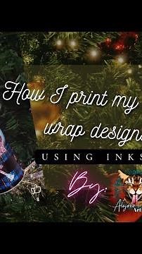 How I use Inkscape to print sublimation tumbler wrap designs.