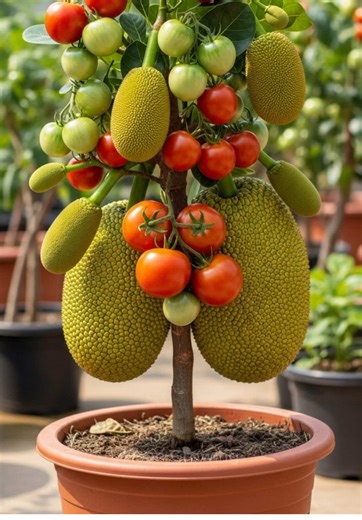 A special technique for grafting jackfruit trees with tomatoes to produce fruit together.#growing #Guava #Tomatoes #jackfruit