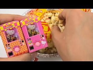 Hello Kitty Popcorn Machine Capsule Toy Gashapon