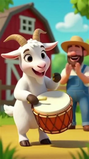 The Magical Drum and the Dancing Goat" "When the Goat Learned to Dance"#trudialogue #cartoonai short