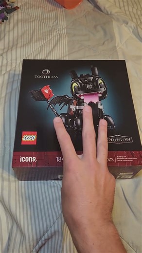 Lego Toothless set. let's see how far we get. #lego #legosets