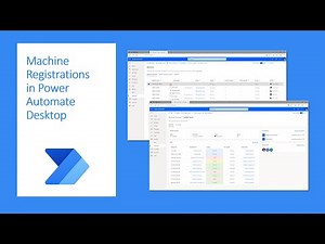 Machine Registrations in Power Automate Desktop - first impressions