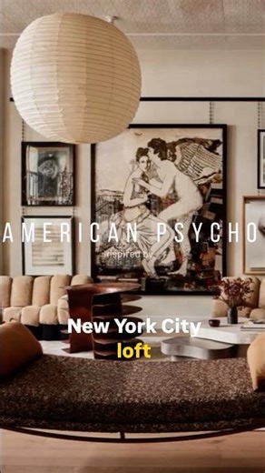 What happens when American Psycho’s chilling vibe collides with modern interior design?