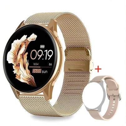 2026 Latest Fashion Classic High-End 1.50 Inch Multi-Color Silicone Strap Full-Screen Touch Screen Outdoor Sports Smart Watch For Men And Women, Wireless Calling, Call Reminder/Rejection, Message Notification, Pedometer, Wireless Music, Multiple Sports Modes, Suitable As Birthday, Holiday, Graduation, Halloween Gift For Couples, Elders, Friends, Classmates | SHEIN