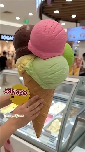 #Dummie de helado de 4 bolas a escala.