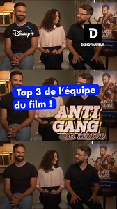 59K views · 138 reactions | Le cast du film Disney+ « Antigang : La Relève » nous dévoile son top 3 ! | Demotivateur | Facebook