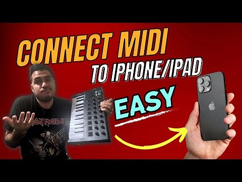 How to Connect MIDI Keyboard to iPhone/iPad (IOS) GarageBand