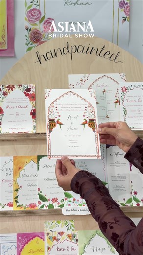 ASIANA BRIDAL SHOW X @MadeByNirali 🤍 #weddinginspo #weddinginvites