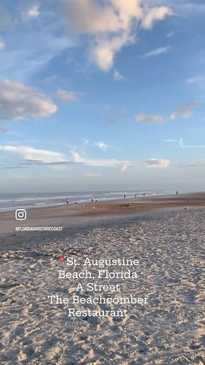 17K views · 337 reactions | ️A Street at St. Augustine Beach, Florida. Dine at The Beachcomber Restaurant and stroll down the shore … #floridashistoriccoast #staugustinebeach #staugustine #florida #beach #ocean #beachcomber #beautiful #vacation | St. Augustine, Florida | Facebook