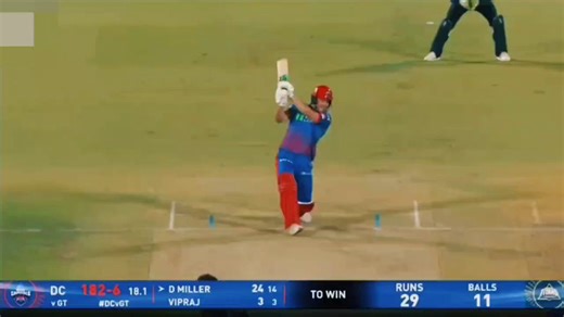 For all who are saying it was a six from david millers bat, I put on a magnifier along with playing video in slow motion, & it was a clear four