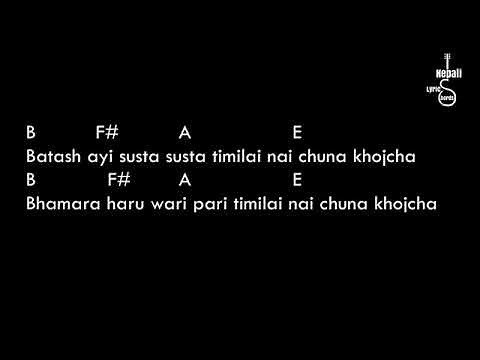 Kasari The Edge Band Nepali Lyrics And Chords Guitar Lesson Tutorial