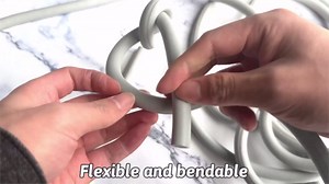 Backer Rod Concrete Expansion Joint Filler EPDM Rubber Rope Caulk Saver Foam Gap Filler Sealer Strip for Cement, Driveway, Wall Cracks (Gray, 1/4 Inch x 50 Ft)