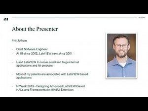 UKTAG#6 - LabVIEW Solution Builder Tool by NI to Cascade LabVIEW builds & PPLs By Phil Joffrain