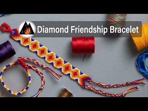DIY Diamond Pattern Friendship Bracelet
