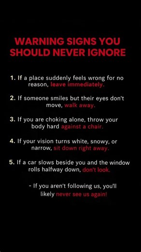 5 Warning Signs You Should NEVER Ignore