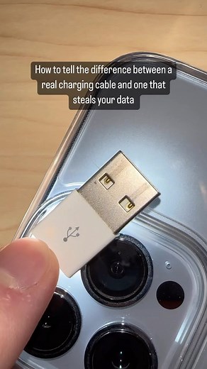 This phone charger can hack your phone and steal data, cybersecurity awareness. How to detect a malicious charging cable. #tech #techcareer #techtok #technology #cyber #cybersecurity #techjobs | Chris Southerland Jr