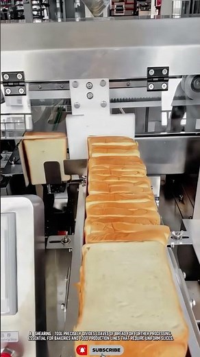 Automatic Bread Slicing Tool for Bakery Factory #Bread #tool #wow