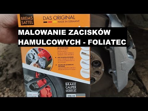 Malowanie zacisków hamulcowych, renowacja, odnowienie Foliatec, jak samemu pomalować zaciski?