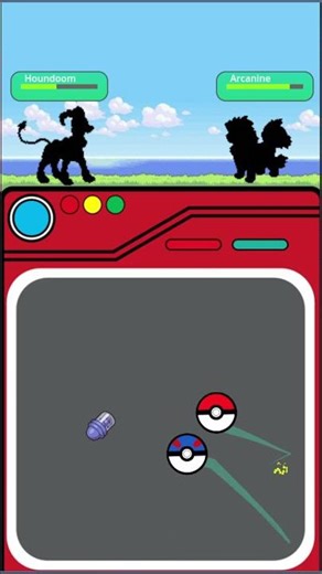 🔥🐕🌑 Houndoom vs Arcanine 🔥🐶🔥 Who will win? #pokemon #battle #pokemongo #physics #holiday