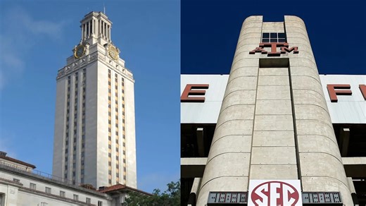 Comparing Texas vs. Texas A&M academically, by helmet, mascot and more
