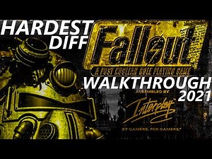 Fallout 1 [1997] - Walkthrough Longplay - Hardest Difficulty - Part 1 [2021] [1080p HD] [60Fps]