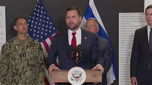 Vance warns Hamas to disarm, hails progress made in peace deal