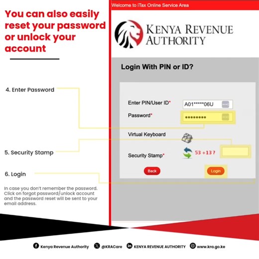 22K views · 64 reactions | iTax log in made easy! Did you know? You can now log in to iTax using your ID number! ✅ Quick. Simple. Convenient. #iTaxMadeEasy | Kenya Revenue Authority | Facebook