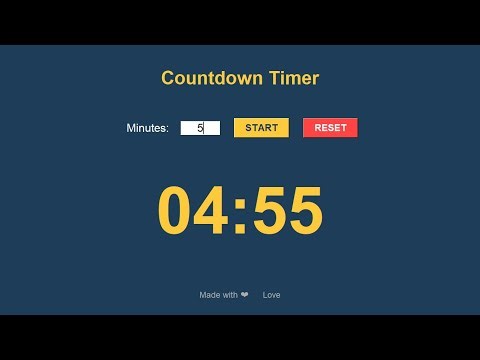 How to make Beautiful Timer With Full Screen | Tkinter | Pygame | Python