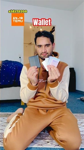 Smart and slim wallet from Temu || join influencer program code: ina845395 #temufinds #temuAffiliate