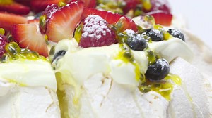 Christmas in July needs a pavlova. Obvs. https://goo.gl/eSSgsn | Taste.com.au