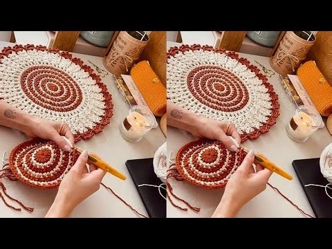 Fabulous and Stylish Free Crochet Rounded Shaped tablemates/ Table Runner patterns