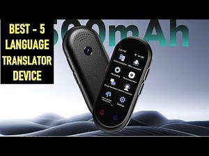 👉Top 5 Best Language Translator Device in 2025 | Real-Time, Travel & Voice Picks Ranked