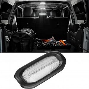 JOYTUTUS Rear LED Interior Dome Lights - Compatible with Wrangler JL 4 Doors 2018-2023, Reading Lights, Roof Lamp, Cargo Trunk Illumination