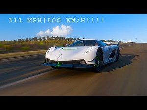 311 Mph | 500 Km/h Koenigsegg jesko tune FH5